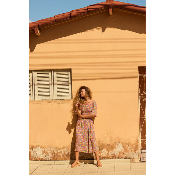 ROXY 'TROPICAL SUNSHINE' MIDI ΦΟΡΕΜΑ ΓΥΝΑΙΚEIO ERJWD03774-CQR7
