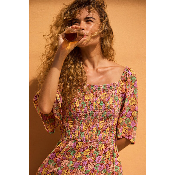 ROXY 'TROPICAL SUNSHINE' MIDI ΦΟΡΕΜΑ ΓΥΝΑΙΚEIO ERJWD03774-CQR7