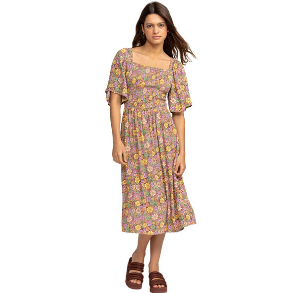 ROXY 'TROPICAL SUNSHINE' MIDI ΦΟΡΕΜΑ ΓΥΝΑΙΚEIO ERJWD03774-CQR7