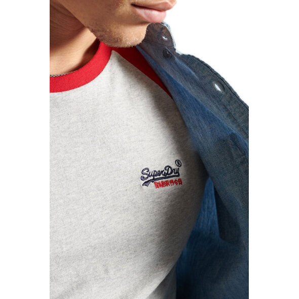 SUPERDRY ORANGE LABEL BASEBALL ΜΠΛΟΥΖΑ ΑΝΔΡIKH M1010864A-41Q