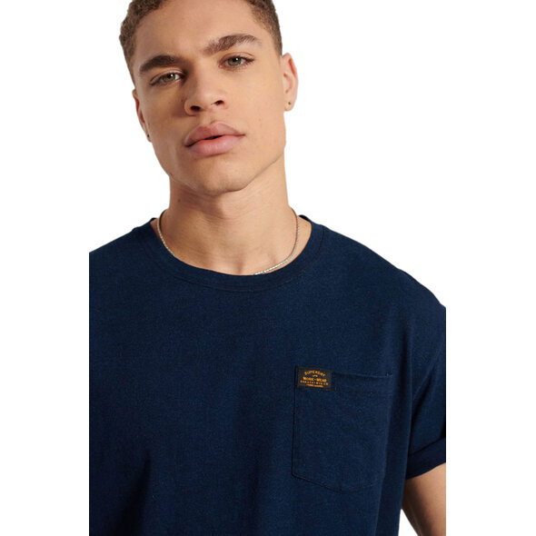 SUPERDRY BOHO INDIGO ΜΠΛΟΥΖΑ ΑΝΔΡIKH M1010878A-BIU