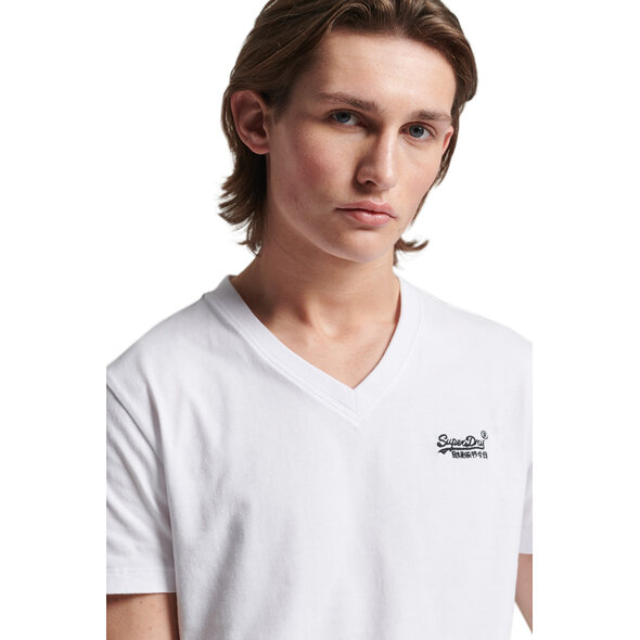 SUPERDRY VINTAGE LOGO EMBROIDERED VEE ΜΠΛΟΥΖΑ ΑΝΔΡIKH M1011170A-01C
