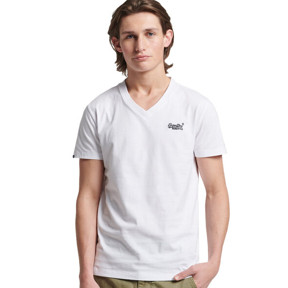 SUPERDRY VINTAGE LOGO EMBROIDERED VEE ΜΠΛΟΥΖΑ ΑΝΔΡIKH M1011170A-01C
