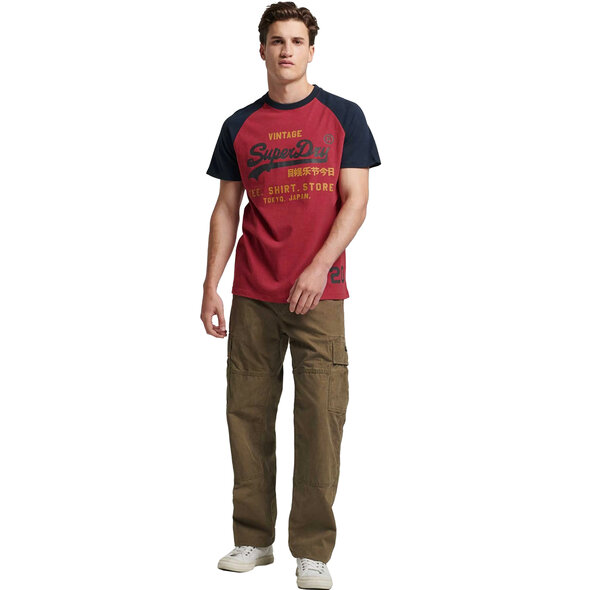 SUPERDRY VINTAGE LOGO RAGLAN T-SHIRT ΑΝΔΡΙΚΟ M1011621A-7EK