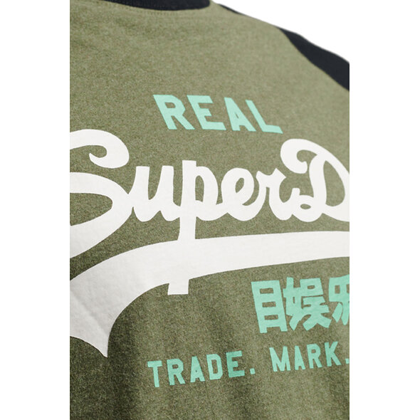 SUPERDRY VINTAGE LOGO RAGLAN T-SHIRT ΑΝΔΡΙΚΟ M1011621A-7FJ