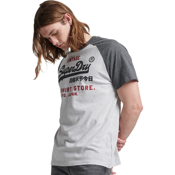SUPERDRY VINTAGE LOGO RAGLAN T-SHIRT ΑΝΔΡΙΚΟ M1011621A-7FP