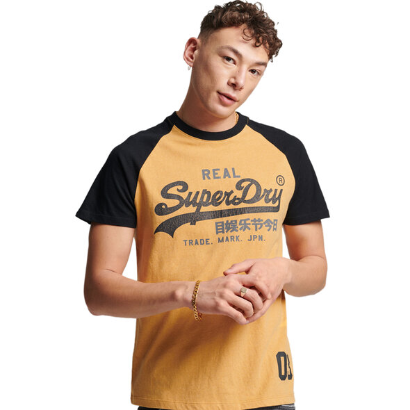 SUPERDRY VINTAGE LOGO RAGLAN T-SHIRT ΑΝΔΡΙΚΟ M1011621A-9AC