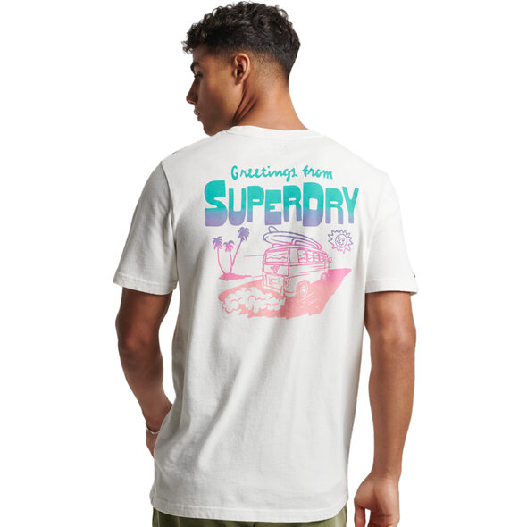 SUPERDRY VINTAGE TRAVEL STICKER ΜΠΛΟΥΖΑ ΑΝΔΡIKH M1011629A-8ML