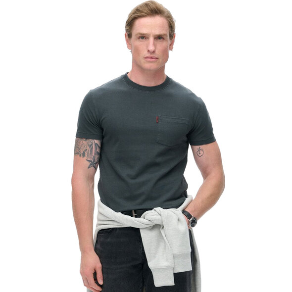SUPERDRY ESSENTIAL WASHED POCKET ΜΠΛΟΥΖΑ ΑΝΔΡΙΚH M1012037A-AFB