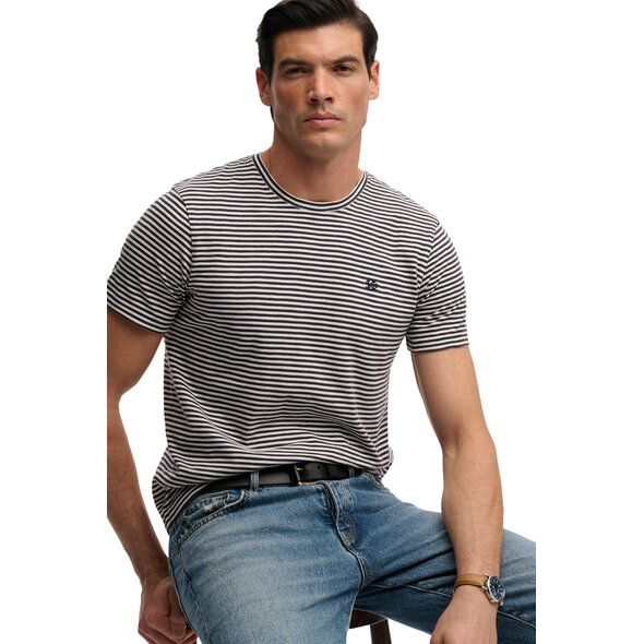SUPERDRY CLASSIC ESSENTIAL STRIPE ΜΠΛΟΥΖΑ ΑΝΔΡΙΚΗ M1012346A-K3S