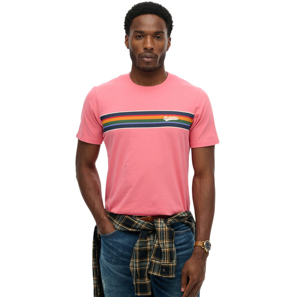 SUPERDRY OVIN OUTDOOR STRIPE LOGO ΜΠΛΟΥΖΑ ΑΝΔΡΙΚΗ M1012356A-2LP