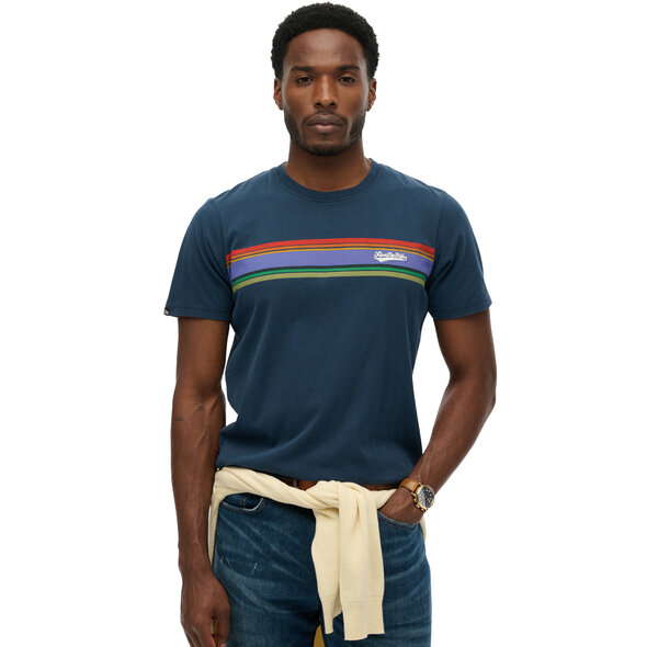 SUPERDRY OVIN OUTDOOR STRIPE LOGO ΜΠΛΟΥΖΑ ΑΝΔΡΙΚΗ M1012356A-JUA