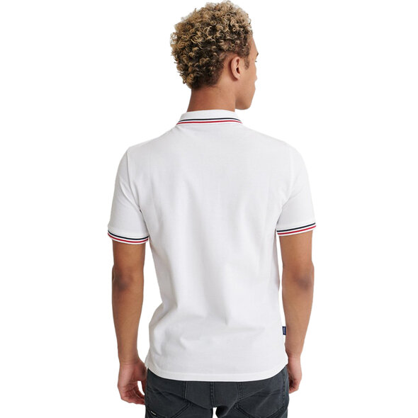 SUPERDRY CLASSIC MICRO LITE TIPPED POLO ΜΠΛΟΥΖΑ ΑΝΔΡIKH M1110012A-01C
