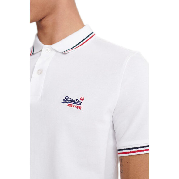 SUPERDRY CLASSIC MICRO LITE TIPPED POLO ΜΠΛΟΥΖΑ ΑΝΔΡIKH M1110012A-01C