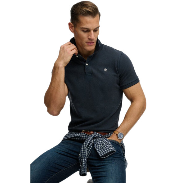 SUPERDRY VINTAGE DESTROY POLO ΜΠΛΟΥΖΑ ΑΝΔΡΙΚΗ M1110451A-98T