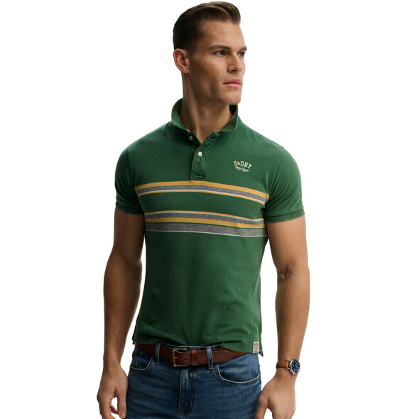 SUPERDRY VINTAGE STRIPE POLO ΜΠΛΟΥΖΑ ΑΝΔΡΙΚΗ M1110464A-1BQ