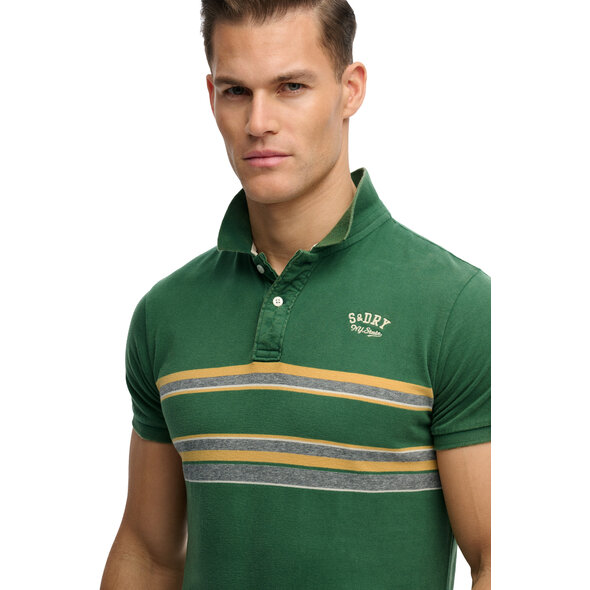 SUPERDRY VINTAGE STRIPE POLO ΜΠΛΟΥΖΑ ΑΝΔΡΙΚΗ M1110464A-1BQ