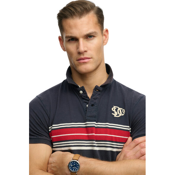 SUPERDRY VINTAGE STRIPE POLO ΜΠΛΟΥΖΑ ΑΝΔΡΙΚΗ M1110464A-H8Z