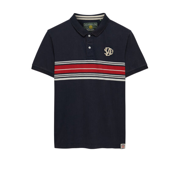 SUPERDRY VINTAGE STRIPE POLO ΜΠΛΟΥΖΑ ΑΝΔΡΙΚΗ M1110464A-H8Z