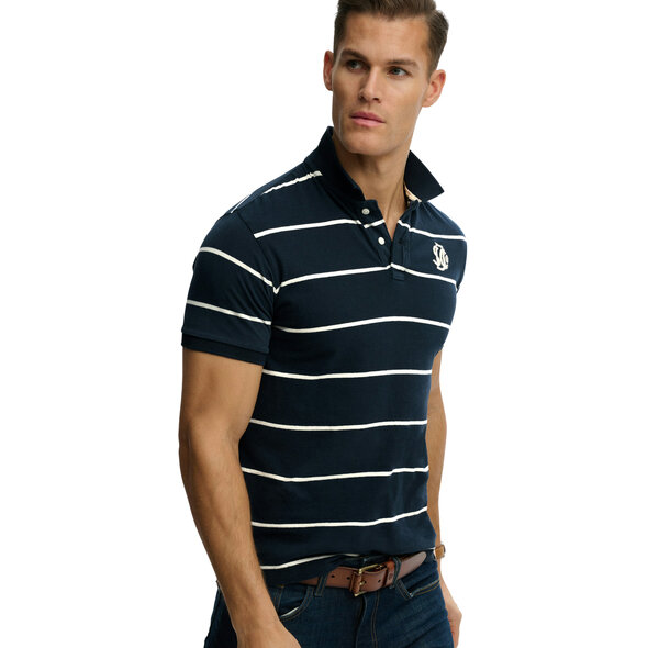 SUPERDRY VINTAGE STRIPE POLO ΜΠΛΟΥΖΑ ΑΝΔΡΙΚΗ M1110464A-JKC