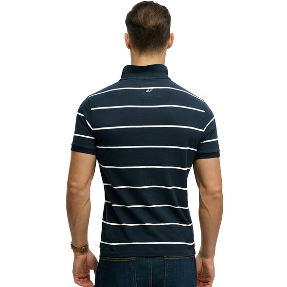 SUPERDRY VINTAGE STRIPE POLO ΜΠΛΟΥΖΑ ΑΝΔΡΙΚΗ M1110464A-JKC