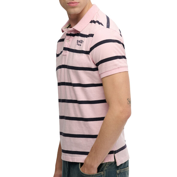 SUPERDRY VINTAGE STRIPE POLO ΜΠΛΟΥΖΑ ΑΝΔΡΙΚΗ M1110464A-K1E