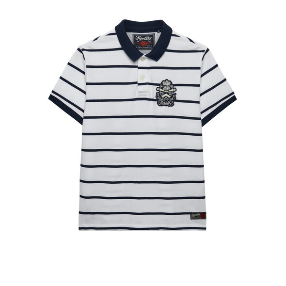 SUPERDRY CREST STRIPE POLO ΜΠΛΟΥΖΑ ΑΝΔΡΙΚΗ M1110467A-VCD