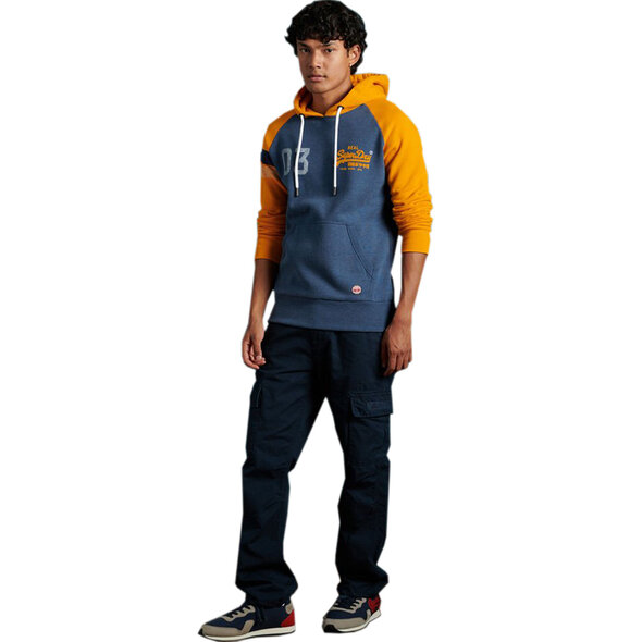 SUPERDRY VINTAGE LOGO VARSITY RAGLAN ΦΟΥΤΕΡ ΑΝΔΡIKO M2010435B-4CL