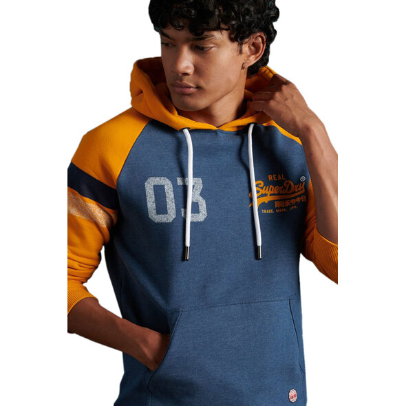 SUPERDRY VINTAGE LOGO VARSITY RAGLAN ΦΟΥΤΕΡ ΑΝΔΡIKO M2010435B-4CL