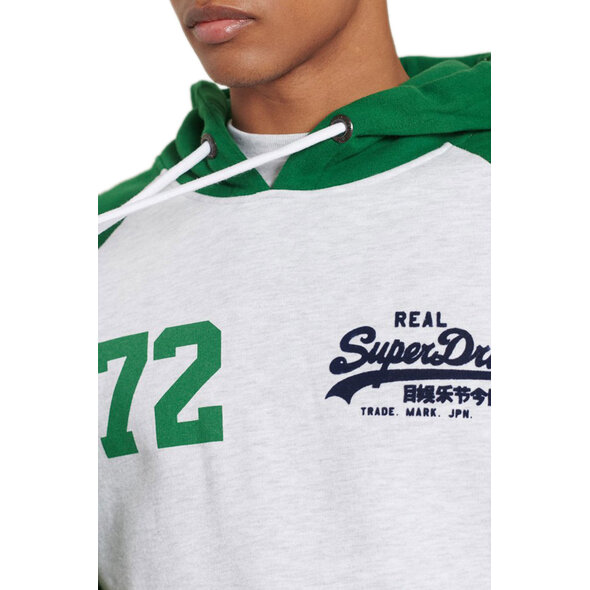 SUPERDRY VINTAGE LOGO VARSITY RAGLAN ΦΟΥΤΕΡ ΑΝΔΡIKO M2010435B-54G