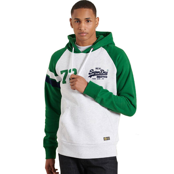 SUPERDRY VINTAGE LOGO VARSITY RAGLAN ΦΟΥΤΕΡ ΑΝΔΡIKO M2010435B-54G