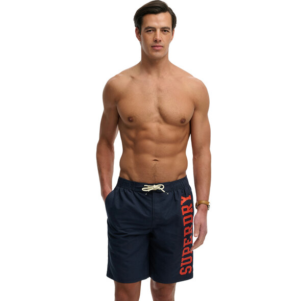 SUPERDRY LOGO 19'' BOARDSHORT ΜΑΓΙΩ ΑΝΔΡΙΚΟ M3010268A-09S