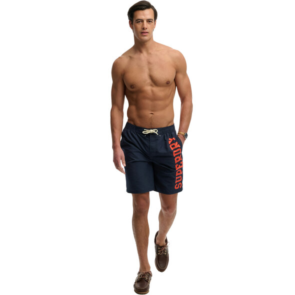 SUPERDRY LOGO 19'' BOARDSHORT ΜΑΓΙΩ ΑΝΔΡΙΚΟ M3010268A-09S