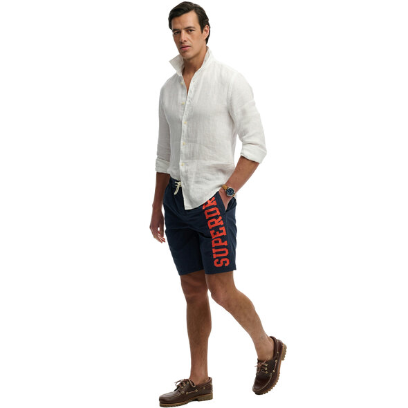 SUPERDRY LOGO 19'' BOARDSHORT ΜΑΓΙΩ ΑΝΔΡΙΚΟ M3010268A-09S