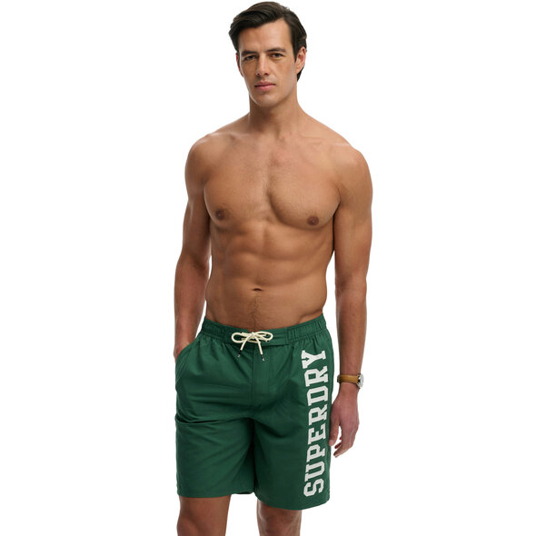 SUPERDRY LOGO 19'' BOARDSHORT ΜΑΓΙΩ ΑΝΔΡΙΚΟ M3010268A-JA1