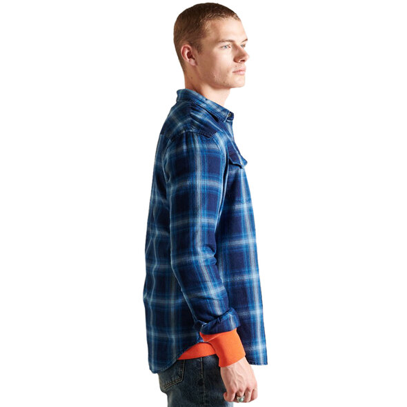 SUPERDRY RESURRECTION DENIM ΠΟΥΚΑΜΙΣΟ ΑΝΔΡIKO M4010461A-6IN