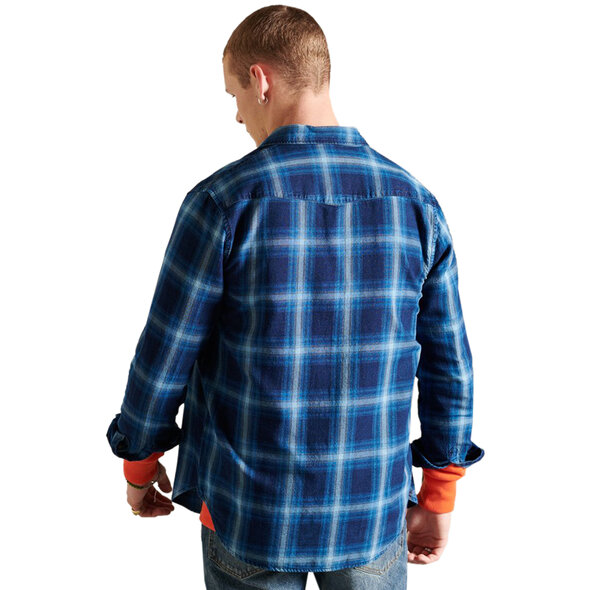 SUPERDRY RESURRECTION DENIM ΠΟΥΚΑΜΙΣΟ ΑΝΔΡIKO M4010461A-6IN