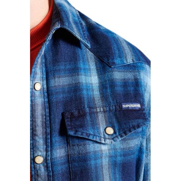 SUPERDRY RESURRECTION DENIM ΠΟΥΚΑΜΙΣΟ ΑΝΔΡIKO M4010461A-6IN