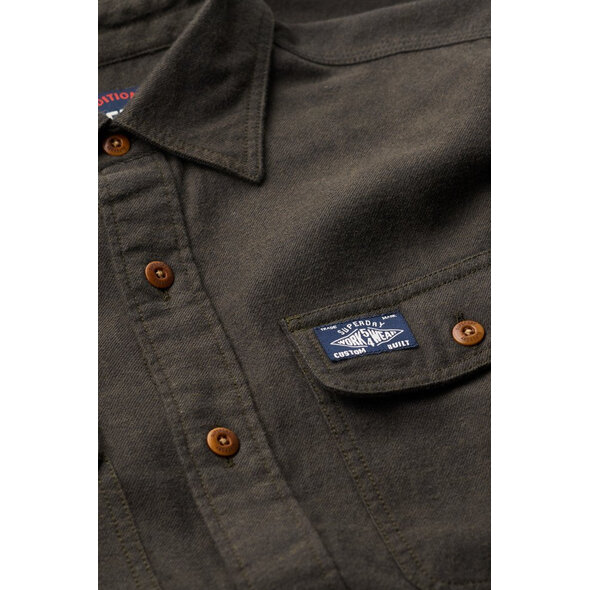 SUPERDRY TRAILSMAN FLANNEL ΠΟΥΚΑΜΙΣΟ ΑΝΔΡIKO M4010723A-8TQ