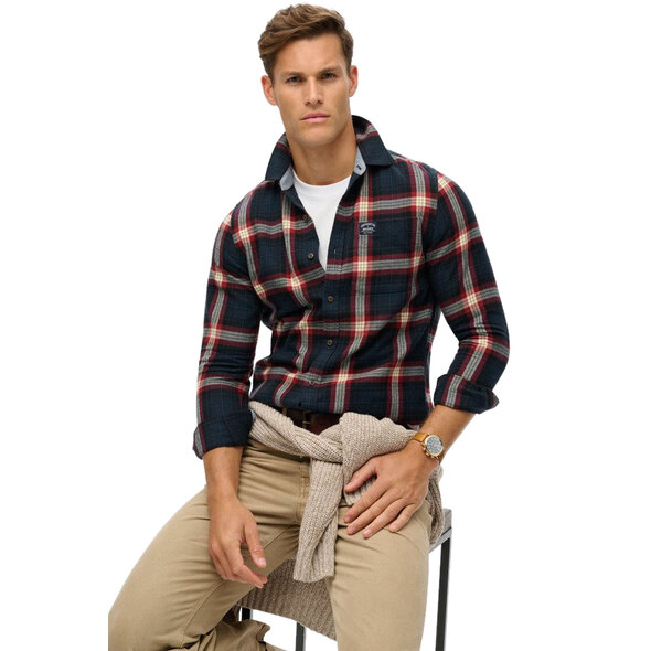 SUPERDRY LUMBERJACK CHECK ΠΟΥΚΑΜΙΣΟ ΑΝΔΡIKO M4010727A-C1P