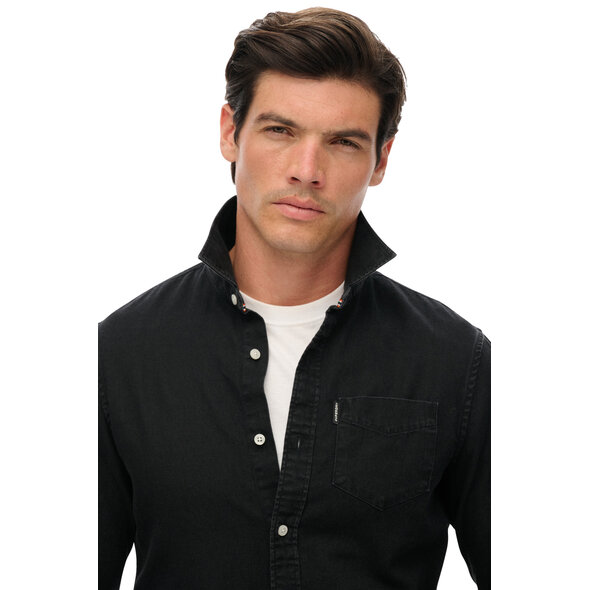 SUPERDRY ESSENTIALS DENIM ΠΟΥΚΑΜΙΣΟ ΑΝΔΡΙΚΟ M4011065A-12A