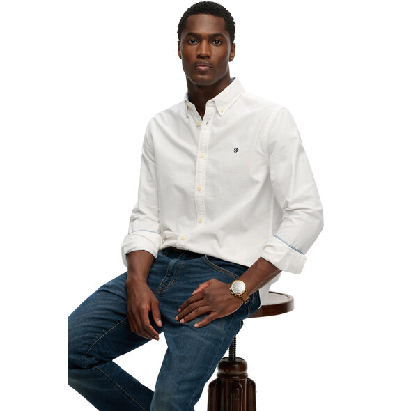 SUPERDRY PREPPY OXFORD ΠΟΥΚΑΜΙΣΟ ΑΝΔΡΙΚΟ M4011100A-01C