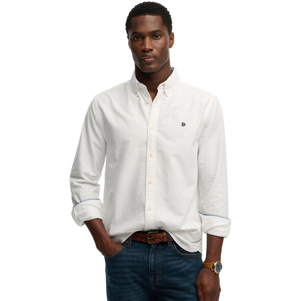 SUPERDRY PREPPY OXFORD ΠΟΥΚΑΜΙΣΟ ΑΝΔΡΙΚΟ M4011100A-01C
