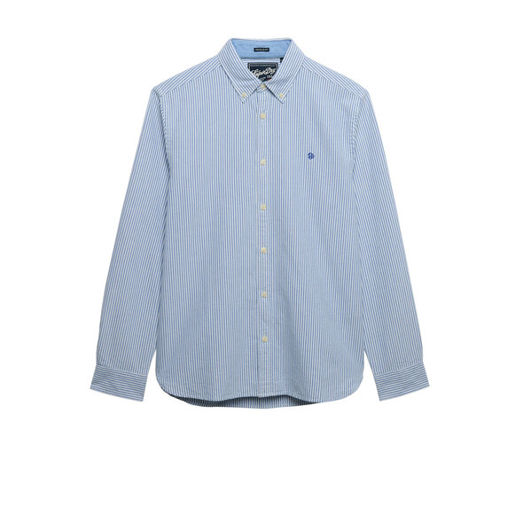 SUPERDRY PREPPY OXFORD ΠΟΥΚΑΜΙΣΟ ΑΝΔΡΙΚΟ M4011100A-D8U