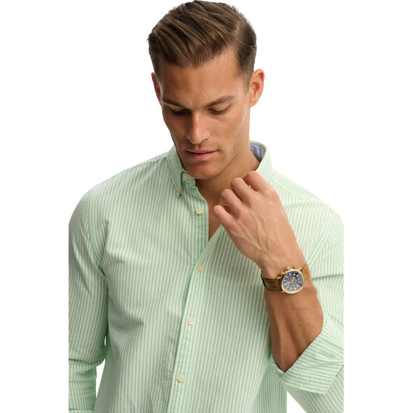 SUPERDRY PREPPY OXFORD ΠΟΥΚΑΜΙΣΟ ΑΝΔΡΙΚΟ M4011100A-GSM