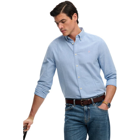 SUPERDRY PREPPY OXFORD ΠΟΥΚΑΜΙΣΟ ΑΝΔΡΙΚΟ M4011100A-J3A