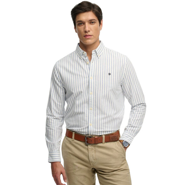 SUPERDRY PREPPY OXFORD ΠΟΥΚΑΜΙΣΟ ΑΝΔΡΙΚΟ M4011100A-J8P