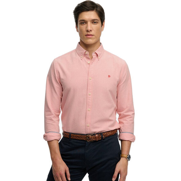 SUPERDRY PREPPY OXFORD ΠΟΥΚΑΜΙΣΟ ΑΝΔΡΙΚΟ M4011100A-J8R