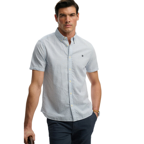 SUPERDRY CLASSIC SEERSUCKER ΠΟΥΚΑΜΙΣΟ ΑΝΔΡΙΚΟ M4011102A-3CU