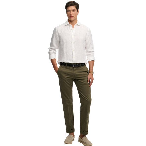SUPERDRY STUD RIVIERA LINEN ΠΟΥΚΑΜΙΣΟ ΑΝΔΡΙΚΟ M4011103A-01C
